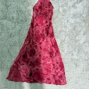 Alexandra Leclerc Realisation Par One Shoulder Rose Dress